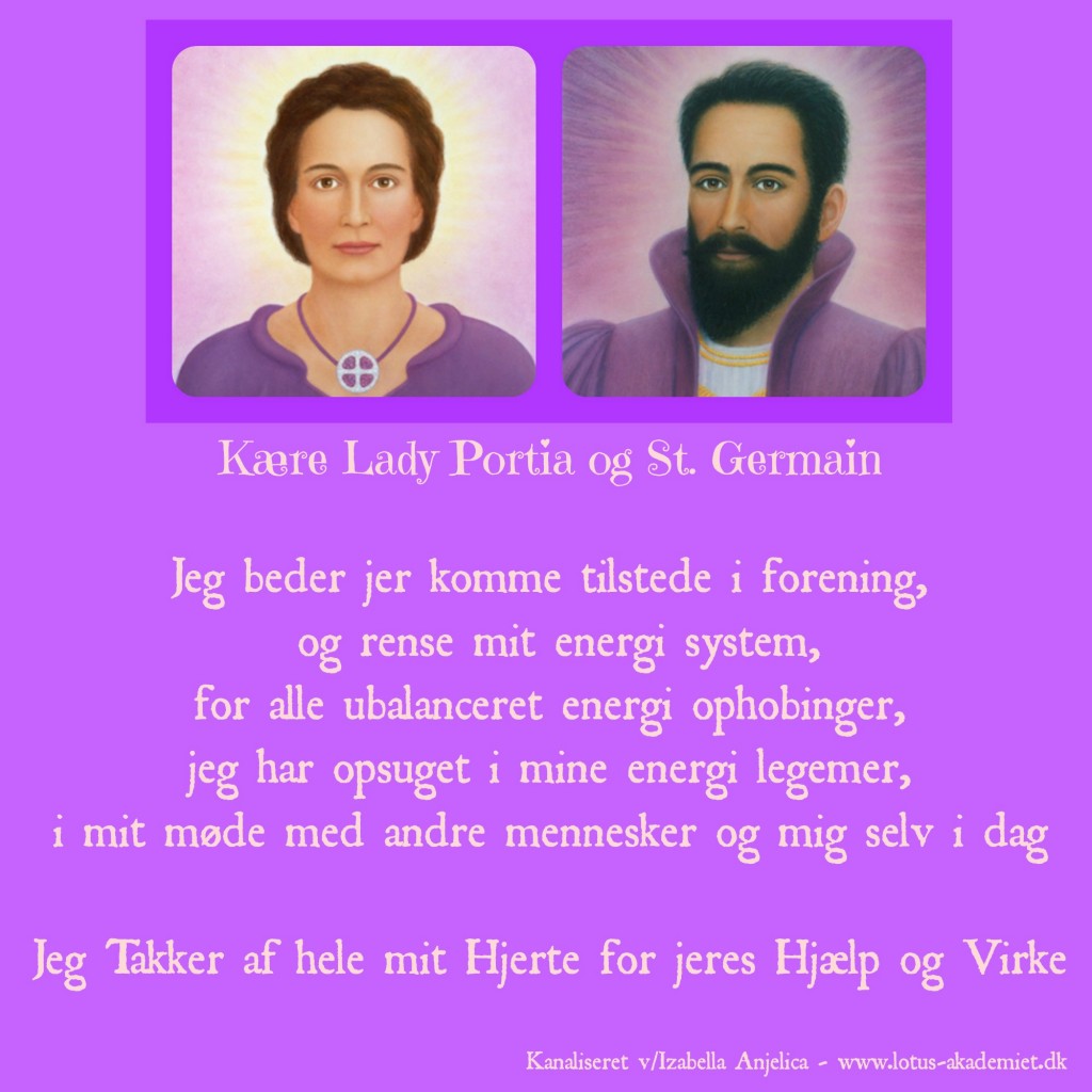 Lady Portia og St. Germain hjertebøn